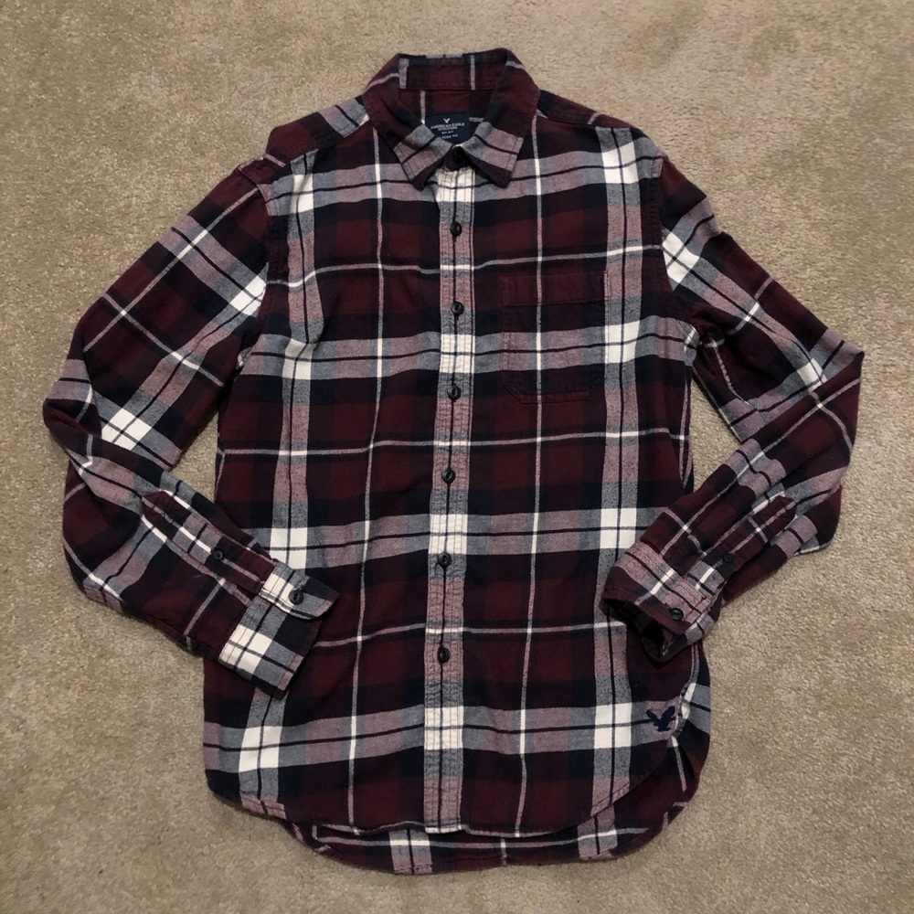 3/$30 American Eagle Classic Fit Flannel